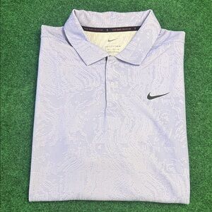 Tiger Woods Collection by Nike ADV Dri-Fit Polo (Light Blue/ Size XL)